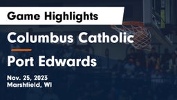 Columbus Catholic   vs Port Edwards  Game Highlights - Nov. 25, 2023