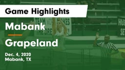 Mabank  vs Grapeland  Game Highlights - Dec. 4, 2020