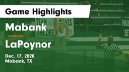 Mabank  vs LaPoynor  Game Highlights - Dec. 17, 2020