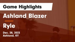 Ashland Blazer  vs Ryle  Game Highlights - Dec. 28, 2023