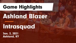 Ashland Blazer  vs Intrasquad Game Highlights - Jan. 2, 2021