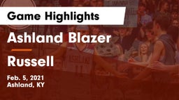 Ashland Blazer  vs Russell  Game Highlights - Feb. 5, 2021