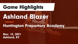 Ashland Blazer  vs Huntington Prepartory Academy Game Highlights - Nov. 13, 2021