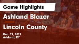 Ashland Blazer  vs Lincoln County  Game Highlights - Dec. 29, 2021