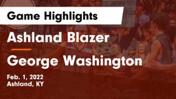 Ashland Blazer  vs George Washington  Game Highlights - Feb. 1, 2022