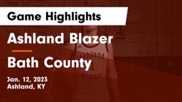 Ashland Blazer  vs Bath County  Game Highlights - Jan. 12, 2023