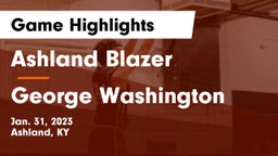 Ashland Blazer  vs George Washington  Game Highlights - Jan. 31, 2023