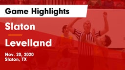 Slaton  vs Levelland  Game Highlights - Nov. 20, 2020