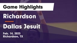 Richardson  vs Dallas Jesuit  Game Highlights - Feb. 14, 2023