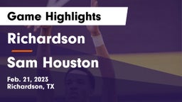 Richardson  vs Sam Houston Game Highlights - Feb. 21, 2023