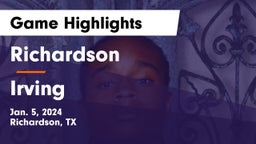 Richardson  vs Irving  Game Highlights - Jan. 5, 2024