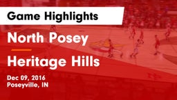 North Posey  vs Heritage Hills  Game Highlights - Dec 09, 2016