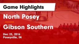 North Posey  vs Gibson Southern  Game Highlights - Dec 23, 2016