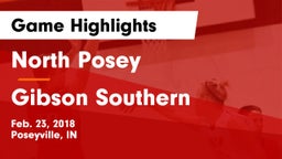 North Posey  vs Gibson Southern  Game Highlights - Feb. 23, 2018