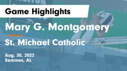 Mary G. Montgomery  vs St. Michael Catholic  Game Highlights - Aug. 30, 2022