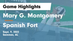 Mary G. Montgomery  vs Spanish Fort  Game Highlights - Sept. 9, 2022
