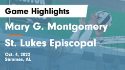 Mary G. Montgomery  vs St. Lukes Episcopal  Game Highlights - Oct. 4, 2022