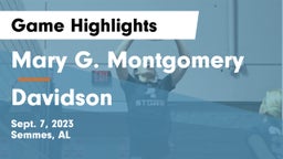 Mary G. Montgomery  vs Davidson  Game Highlights - Sept. 7, 2023
