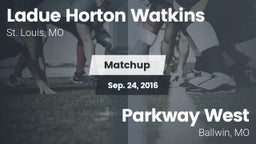 Matchup: Ladue  vs. Parkway West  2016