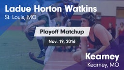 Matchup: Ladue  vs. Kearney  2016