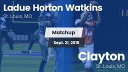 Matchup: Ladue  vs. Clayton  2018