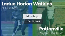 Matchup: Ladue  vs. Pattonville  2018