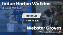 Matchup: Ladue  vs. Webster Groves  2019