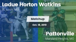 Matchup: Ladue  vs. Pattonville  2019
