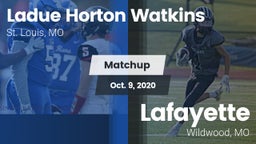 Matchup: Ladue  vs. Lafayette  2020