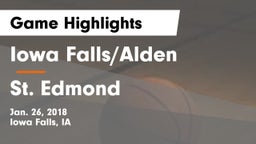Iowa Falls/Alden  vs St. Edmond  Game Highlights - Jan. 26, 2018