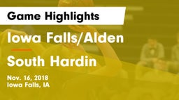 Iowa Falls/Alden  vs South Hardin  Game Highlights - Nov. 16, 2018