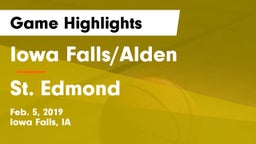 Iowa Falls/Alden  vs St. Edmond  Game Highlights - Feb. 5, 2019