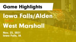 Iowa Falls/Alden  vs West Marshall  Game Highlights - Nov. 23, 2021