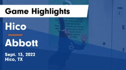 Hico  vs Abbott  Game Highlights - Sept. 13, 2022