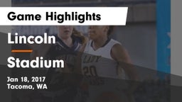 Lincoln  vs Stadium  Game Highlights - Jan 18, 2017