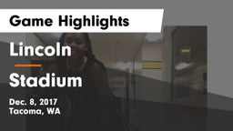 Lincoln  vs Stadium  Game Highlights - Dec. 8, 2017