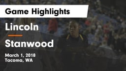 Lincoln  vs Stanwood  Game Highlights - March 1, 2018