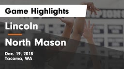 Lincoln  vs North Mason Game Highlights - Dec. 19, 2018
