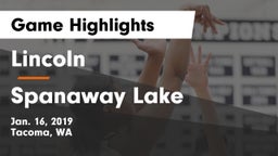 Lincoln  vs Spanaway Lake  Game Highlights - Jan. 16, 2019