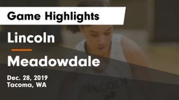 Lincoln  vs Meadowdale  Game Highlights - Dec. 28, 2019