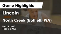 Lincoln  vs North Creek (Bothell, WA) Game Highlights - Feb. 1, 2020