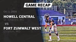 Recap: Howell Central  vs. Fort Zumwalt West  2016