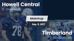 Matchup: Howell Central High vs. Timberland  2017