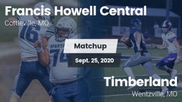 Matchup: Francis Howell Centr vs. Timberland  2020