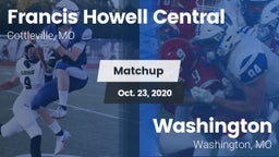 Matchup: Francis Howell Centr vs. Washington  2020