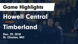 Howell Central  vs Timberland Game Highlights - Dec. 29, 2018