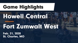Howell Central  vs Fort Zumwalt West  Game Highlights - Feb. 21, 2020