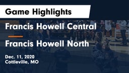Francis Howell Central  vs Francis Howell North  Game Highlights - Dec. 11, 2020