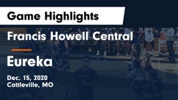 Francis Howell Central  vs Eureka  Game Highlights - Dec. 15, 2020