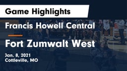 Francis Howell Central  vs Fort Zumwalt West  Game Highlights - Jan. 8, 2021